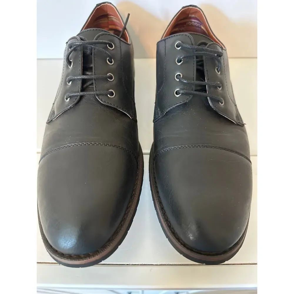 Ferro Aldo Spencer Oxford Shoes Black Size 10 Dressy Classic Career Professional